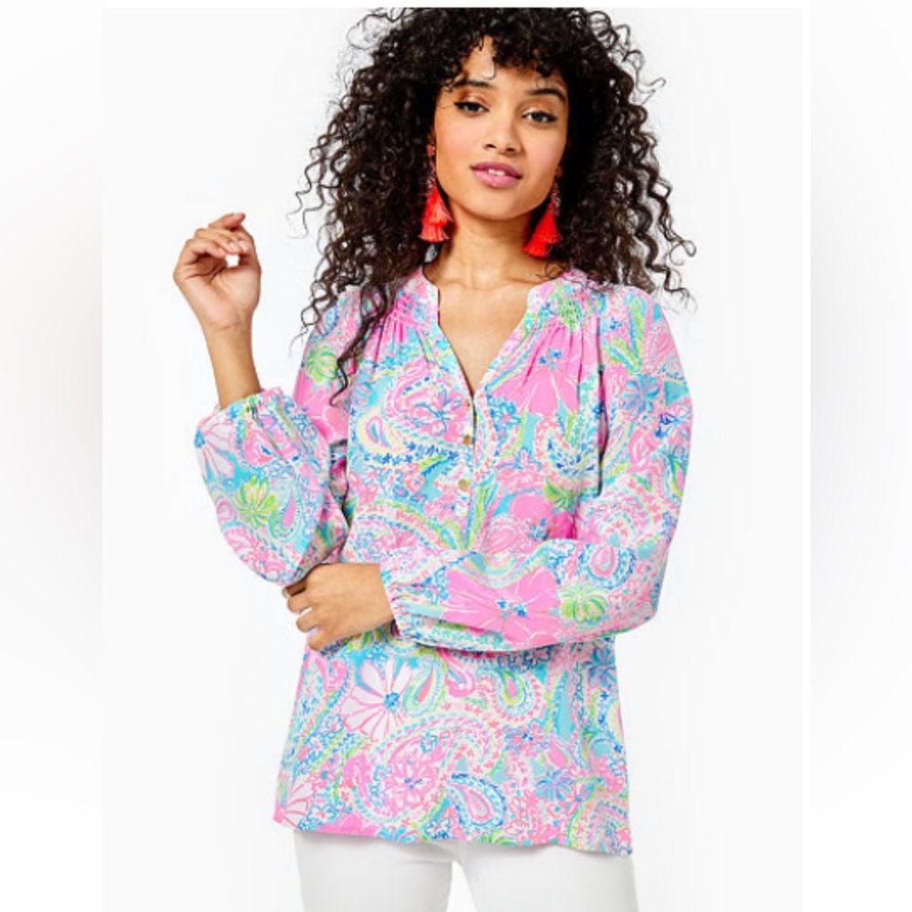 Brand New Lily Pullitzer Silk Blouse!